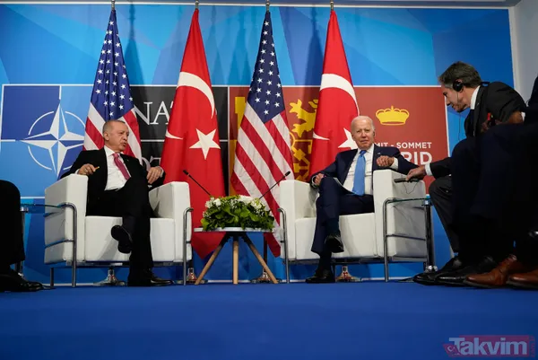 Madrid'de Türkiye - ABD zirvesi! Başkan Recep Tayyip Erdoğan, ABD Başkanı Joe Biden ile bir araya geldi - 10