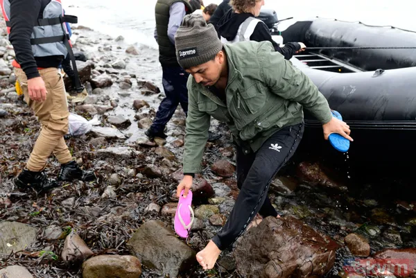 Ajanslar son dakika olarak duyurdu: İşte Yunanistan'a ulaşan göçmen botları - 35