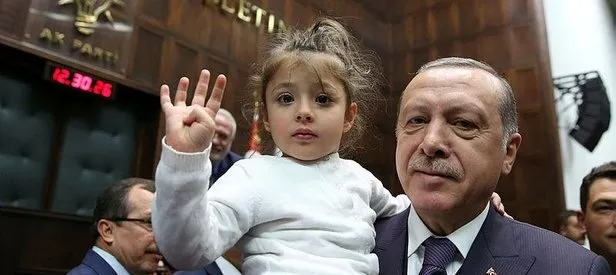’Tayyip Dede’ diye bağıran 3,5 yaşındaki Gülhan’ın Erdoğan sevgisi