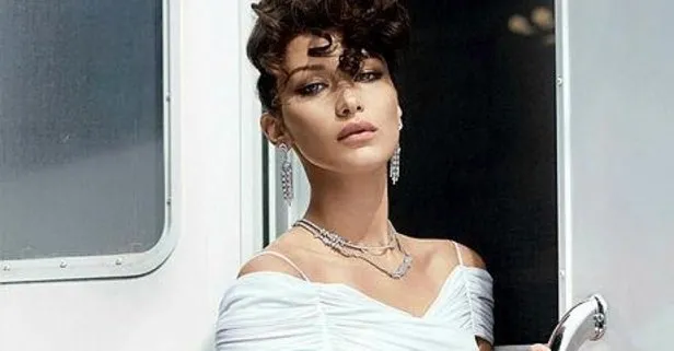 unlu model bella hadid in formunun