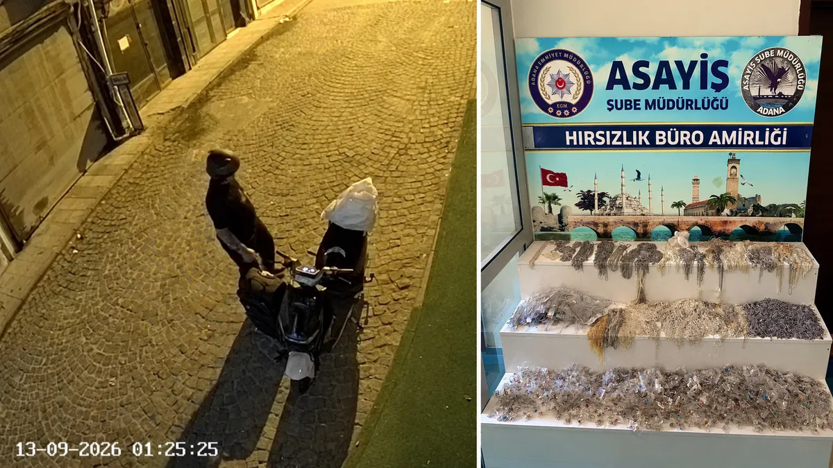 Adana'da film gibi soygun! Oksijen tüpüyle kapıyı kesip 115 kilo gümüş çaldı: 10 kilometrelik takiple yakalandı