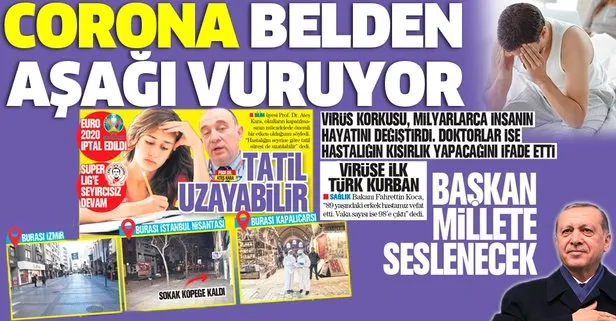 Corona belden aşağı vuruyor