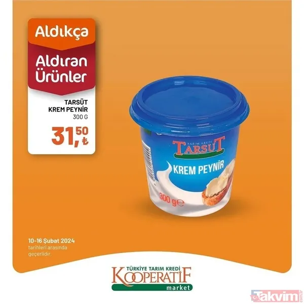 Tarım Kredi market 10-16 Şubat fiyat listesi! 41 üründe dev indirim! Peynir, 94.90 TL, Çay 54.90 TL, 6'lı kağıt havlu 54.90 TL... - 26