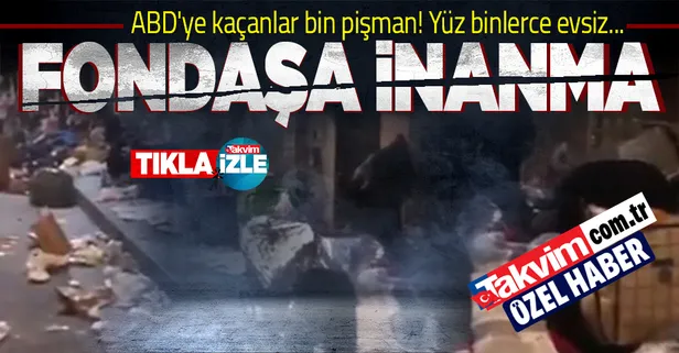 ABD'nin en büyük ikinci şehri Los Angeles'ta evsizlerin hali görüntülendi