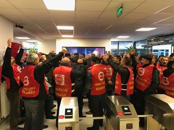 250 işçi CHP'li Çankaya Belediyesini bastı-2