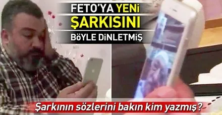FETÖ'den aranan türkücü, terörist elebaşı Gülen'e yeni şarkısını dinletmiş