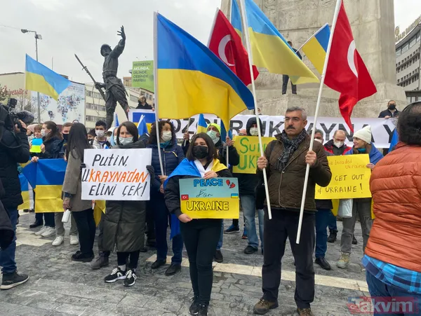 SON DAKİKA: Rusya Ukrayna savaşında son durum! Türkiye'deki Ukraynalılar Rusya'yı protesto etmek için meydanlara akın etti - 28