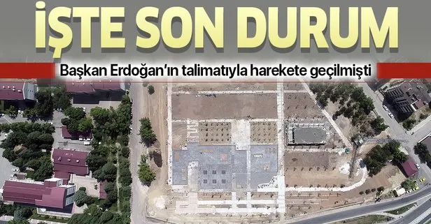 Bombalanan emniyet binası millet bahçesine dönüşüyor