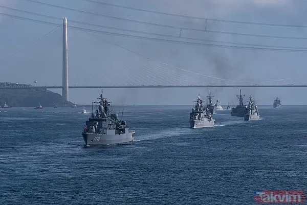 Preveze Deniz Zaferi’nin 486’ncı yıl dönümü: TCG Anadolu ve 15 savaş gemimiz İstanbul Boğazı'ndan geçti - 3