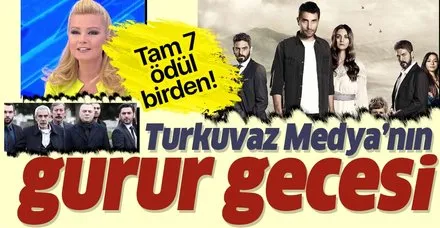 RTGD Medya Oscarlarında 19 ödülün 7'si Turkuvaz Medya'ya gitti