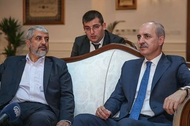 Numan Kurtulmuş, Halid Meşal'i kabul etti
