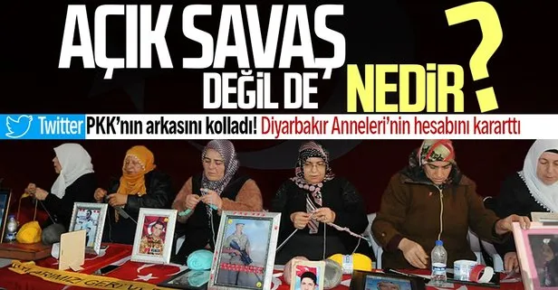 Twitter’dan açık savaş ilanı! PKK’nın arkasını kolladı, Diyarbakır Anneleri’nin hesabını kararttı