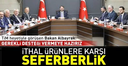 Son dakika: Bakan Albayrak TİM heyetiyle görüştü