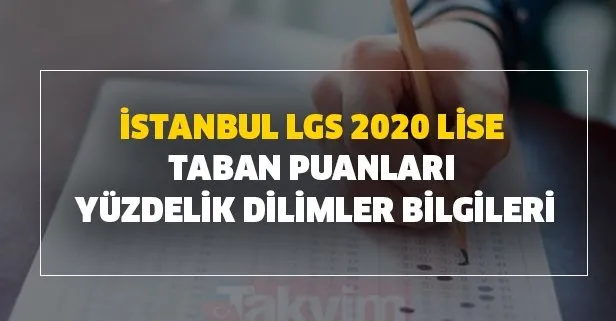 Istanbul Lise Taban Tavan Puanlari Ve Yuzdelik Dilimleri 2020 Istanbul Anadolu Liseleri Fen Liseleri Ve Imam Hatip Lisesi Listesi Takvim
