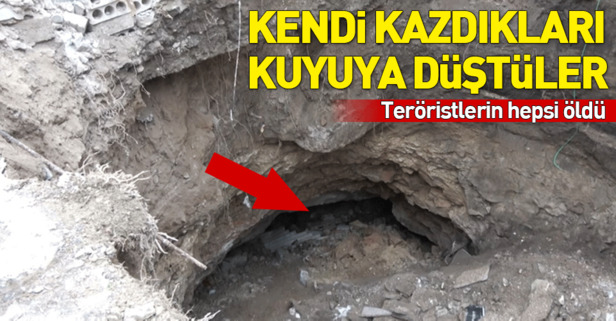 PKK’nın kazdığı tüneller çöktü! Teröristler altında kaldı