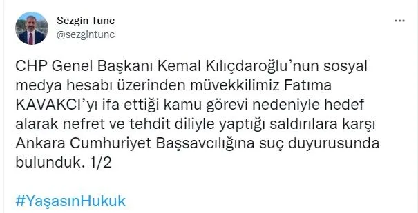 baskan-erdoganin-tercumani-fatima-kavakciyi-hedef-alan-kemal-kilicdaroglu-hakkinda-suc-duyurusu-1658414830369.jpeg Başkan Erdoğan'ın tercümanı Fatıma Kavakcı'yı hedef alan Kemal Kılıçdaroğlu hakkında suç duyurusu-3