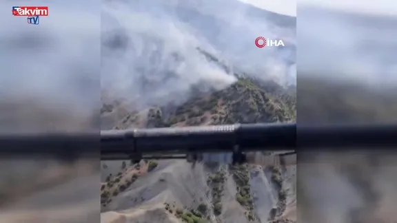 Kula'da yangını!