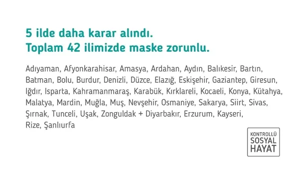 Son dakika: Sağlık Bakanı Fahrettin Koca açıkladı: 5 ilde maskesiz sokağa çıkmak yasaklandı-1
