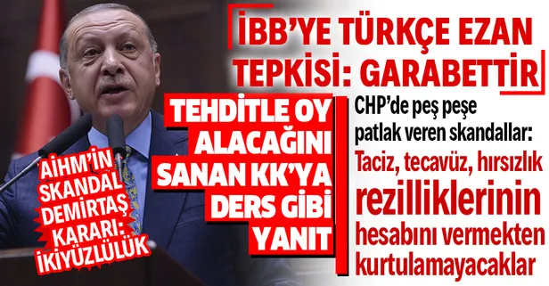 Son dakika: Başkan Erdoğan'dan İBB'nin Şebiarus törenindeki Türkçe Kur'an skandalına tepki