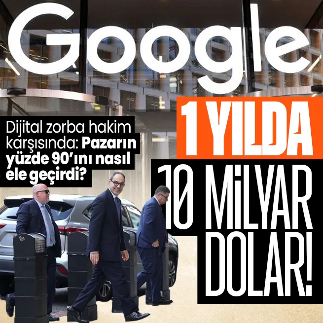 Kirli oyunları tek tek ortaya çıkıyor! Tekelci Google hakim karşısında: Yılda 10 milyar dolara haksız rekabet
