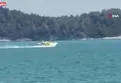 Uçak böyle suya gömüldü!