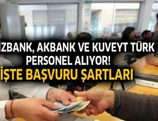 Denizbank, Akbank ve Kuveyt Türk yüzlerce bankacı alacak