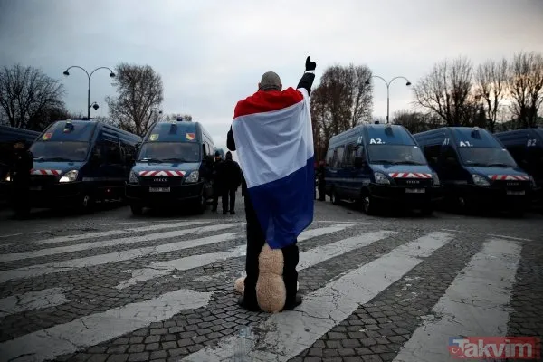 Fransa'daki Sarı Yelekliler'in eyleminde Gezi Parkı izleri - 2