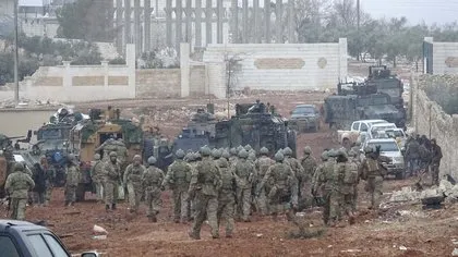 Türk ordusunun El Bab’daki ilerleyişi görüntülendi