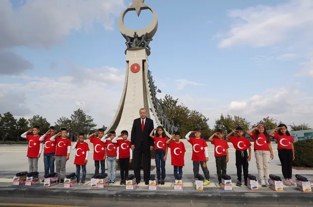 Başkan Erdoğan, Samsunlu öğrencilerle bir araya geldi