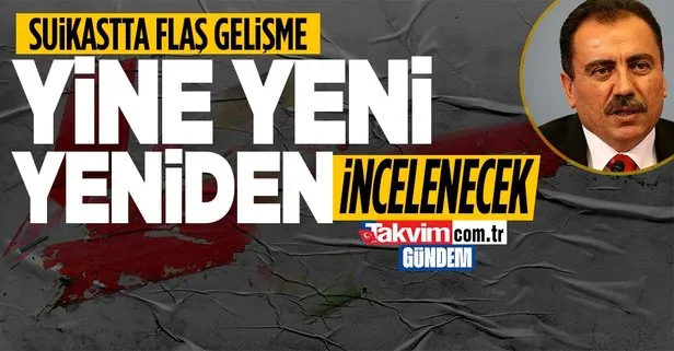BBP Kurucu Genel Başkanı Muhsin Yazıcıoğlu suikastında flaş gelişme! Kan örnekleri yeniden incelenecek!