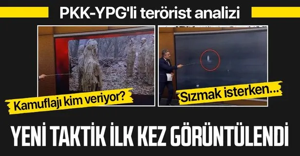 PKK/YPG’li teröristlerin yeni sızma taktiği ilk kez görüntülendi