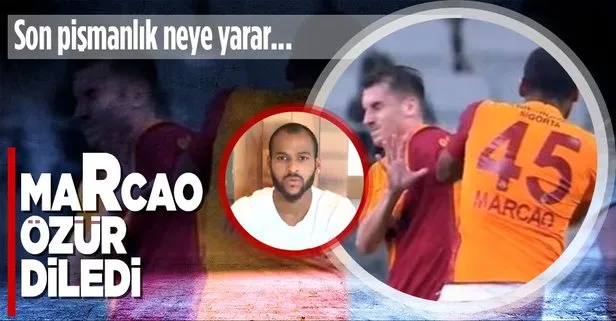 Giresunspor - Galatasaray maçında Kerem Aktürkoğlu’na saldıran Marcao’dan açıklama: Çok çok özür diliyorum
