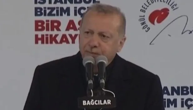 Başkan Erdoğan Bağcılar'da konuştu