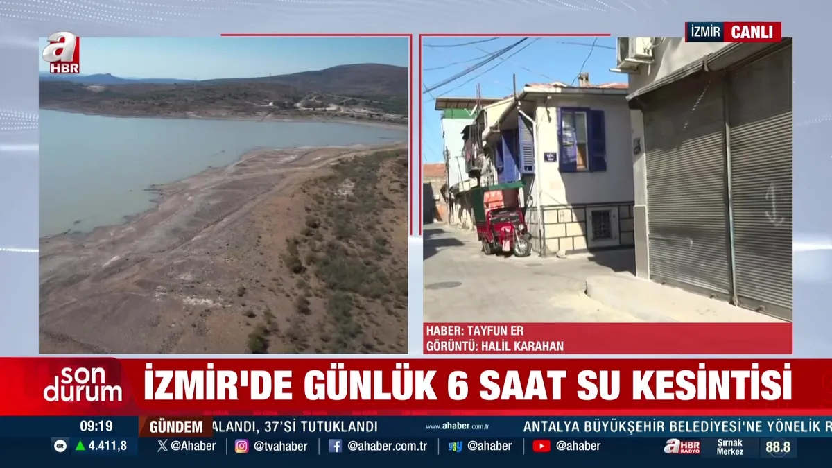 İzmir’de su krizi büyüyor!