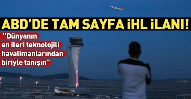 New York Times’ta İstanbul Havalimanı ilanı