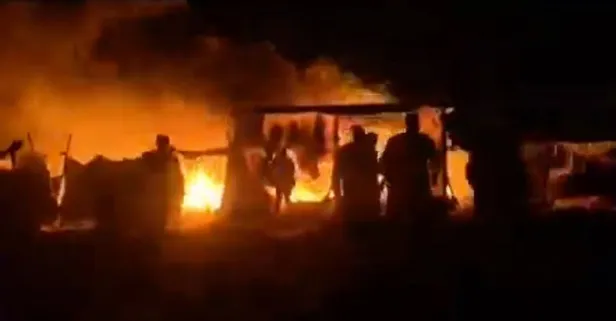 İsrail ordusu Filistinlilerin kaldığı çadırlara saldırdı! 15 çocuk yanarak hayatını kaybetti