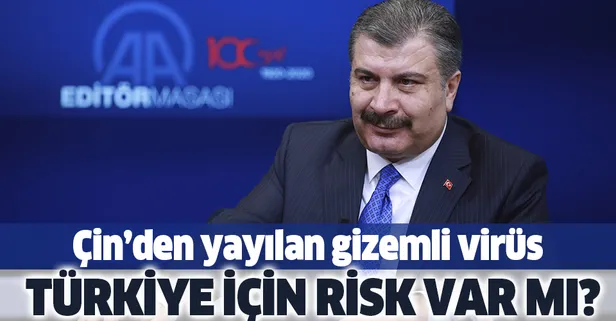 Son dakika: Sağlık Bakanı Fahrettin Koca'dan Çin'deki gizemli virüsle ilgili açıklama: Türkiye için risk var mı?