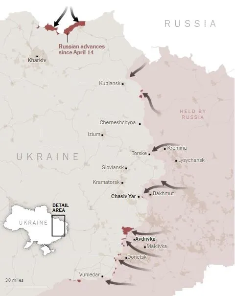 ABD harita yayımladı: Ukrayna’da sınırlar bir haftada değişti! Tansiyon yeniden yükseldi: Savaşın seyri değişiyor-3