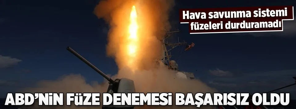 ABD’nin ikinci füze denemesi başarısız oldu