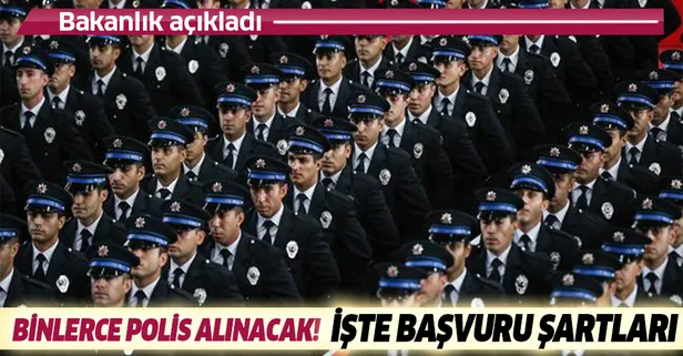 25. dönem EGM POMEM polis alım başvuru şartları nedir?