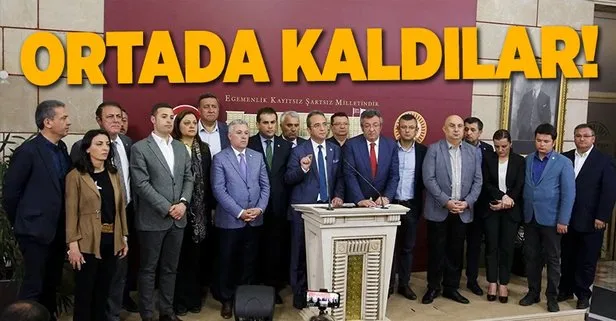 Ortada kaldılar