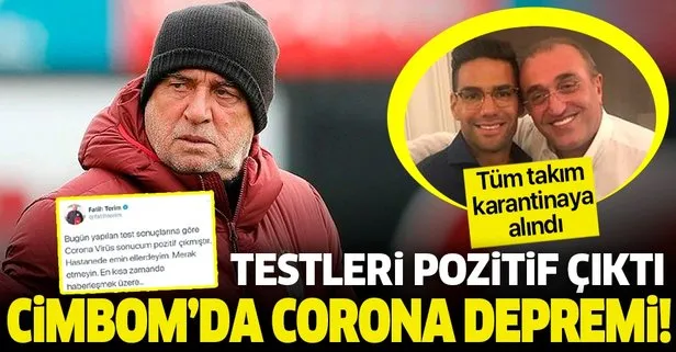 Cimbom’da coronavirüs depremi! Fatih Terim ve Abdurrahim Albayrak’ın testi pozitif çıktı...