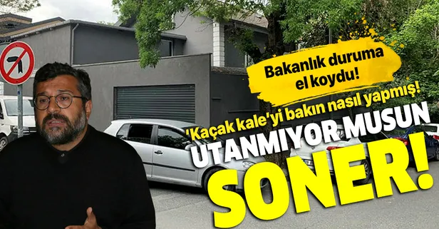 ODA TV'nin sahibi ve Sözcü gazetesi yazarı Soner Yalçın'ın kaçak kalesi için Bakanlık harekete geçti!