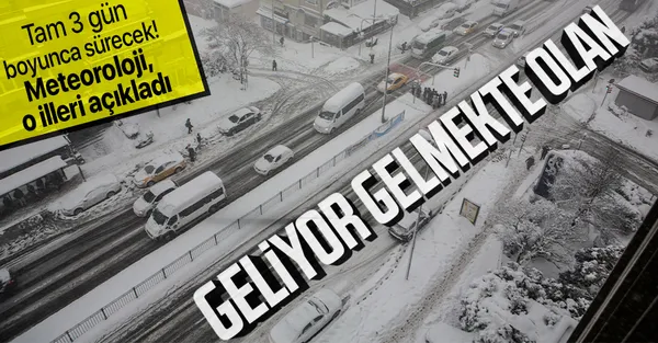 HAVA DURUMU | Meteoroloji'den kar uyarısı! 3 gün boyunca kar yağacak! İstanbul'a kar yağacak mı? İşte kar yağacak iller-1