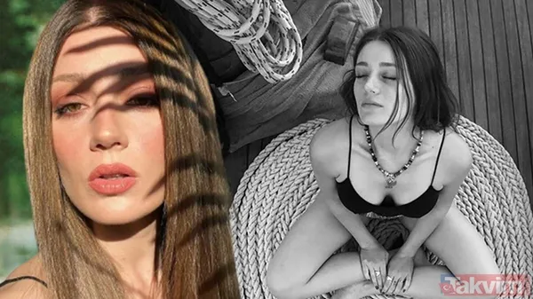 Gizem Karaca'nın bikinili pozları Instagram'ı yangın yerine çevirdi! İçlerinden bir tanesini gören göz yanılmasına düşünce... - 1