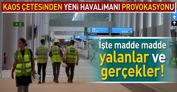Yeni havalimanında 2. gezi provokasyonu