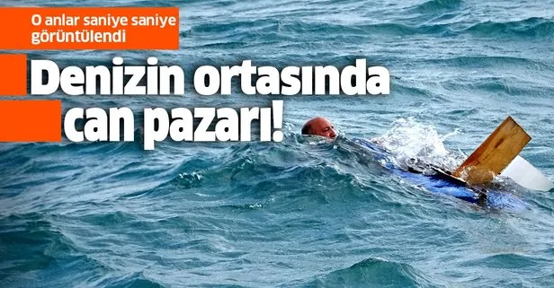 Trabzon’da kanosu ters dönen balıkçıyı, dalış timi komutanı kurtardı