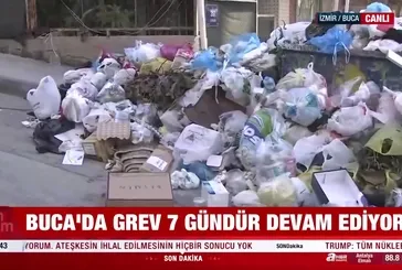 İzmir Buca'da çöp krizi!