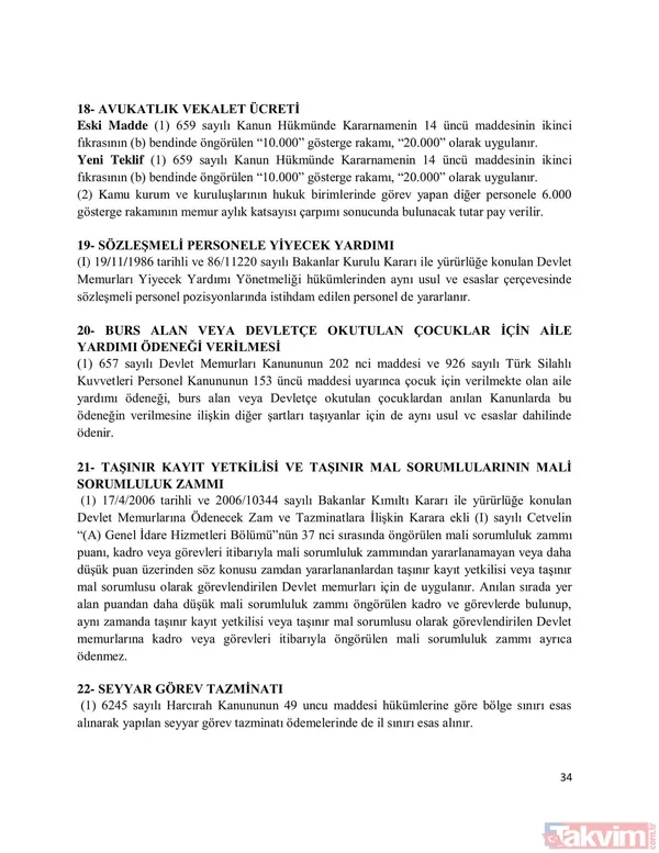 Sendikalar memur ve memur emeklisi için ne talep etti? Memur toplu sözleşme zammı yüzde kaç? İşte detaylar... - 38