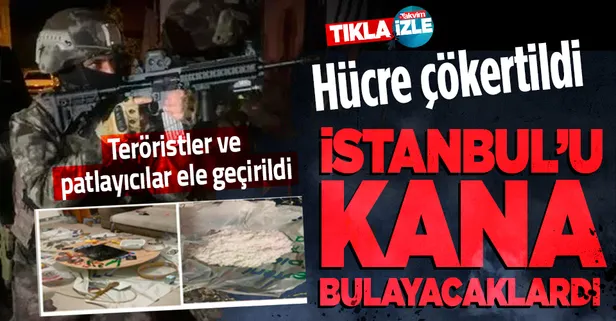 Son dakika: Sancaktepe'de DKP-BÖG terör hücresi çökertildi! 3 terörist ve 5 kg patlayıcı ele geçirildi